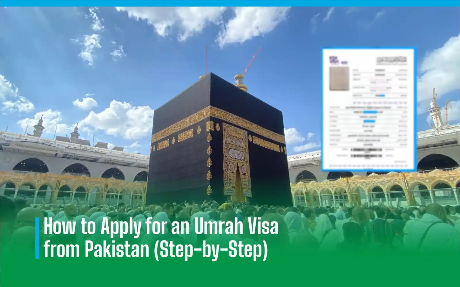 How to Apply for an Umrah Visa from Pakistan (Step by Step)